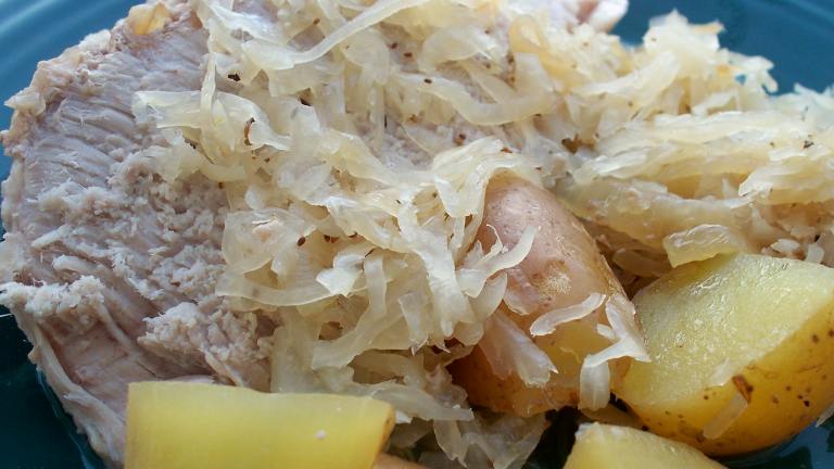 New Year's Day Pork and Sauerkraut Created by Parsley
