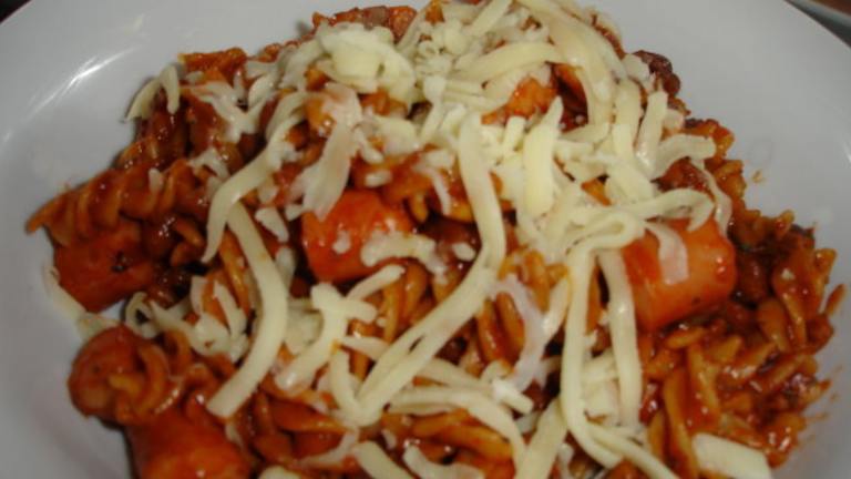 Fast and Easy  - Franks and Beans Pasta Created by Sarah_Jayne