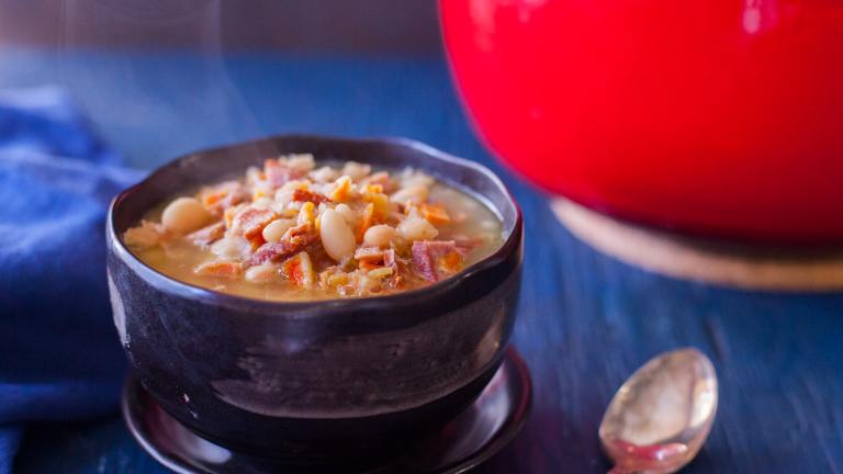 Ruth's White Bean and Ham Soup created by DianaEatingRichly