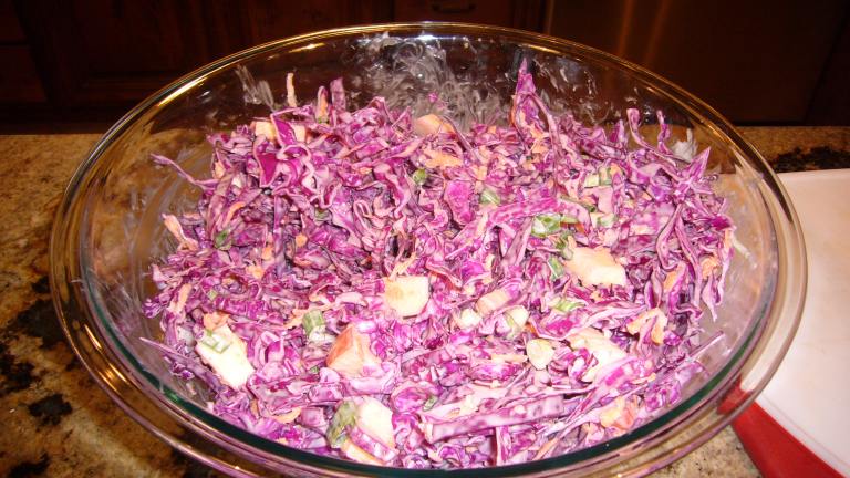 Crunchy Red Cabbage Slaw Salad created by Cupcake-Princess