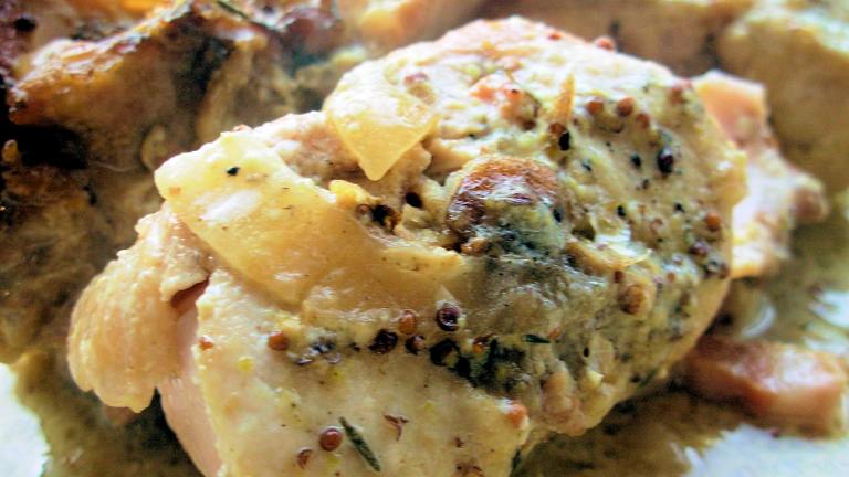 Rabbit in Stilton-Mustard Sauce created by French Tart