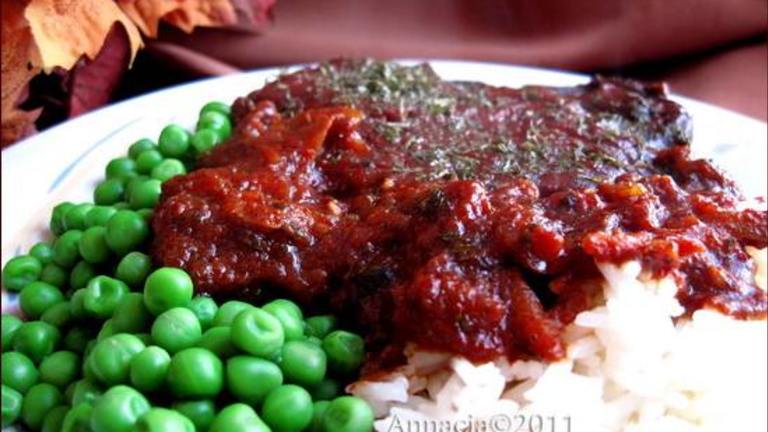 Crock Pot Beef Round Braised With Tomato & Herbs Created by Annacia