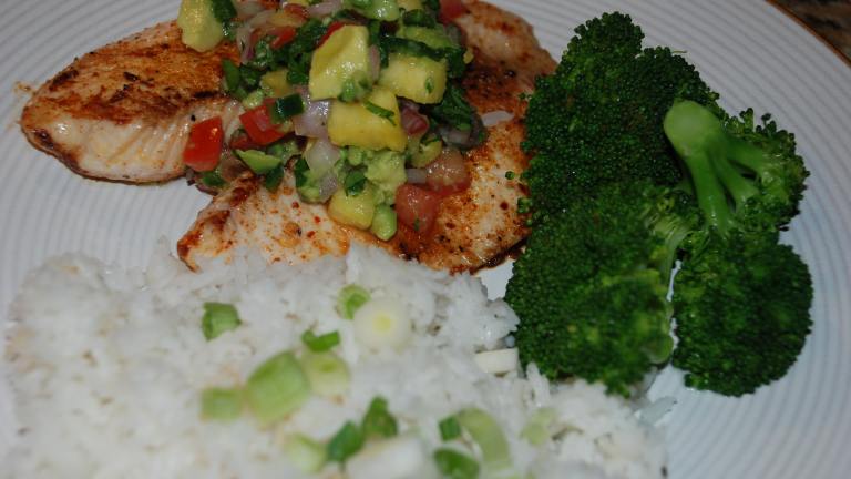 Spicy Tilapia With Pineapple-Pepper Relish Created by carmenskitchen