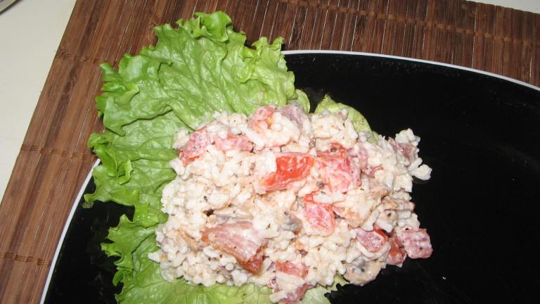 Rice, Mushroom & Bacon Delight Created by catalinacrawler