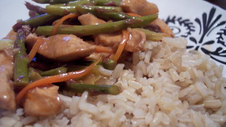 Lemon Chicken and Asparagus Stir Fry created by jrusk