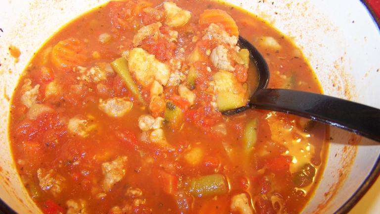Hot Italian Sausage Soup created by wicked cook 46