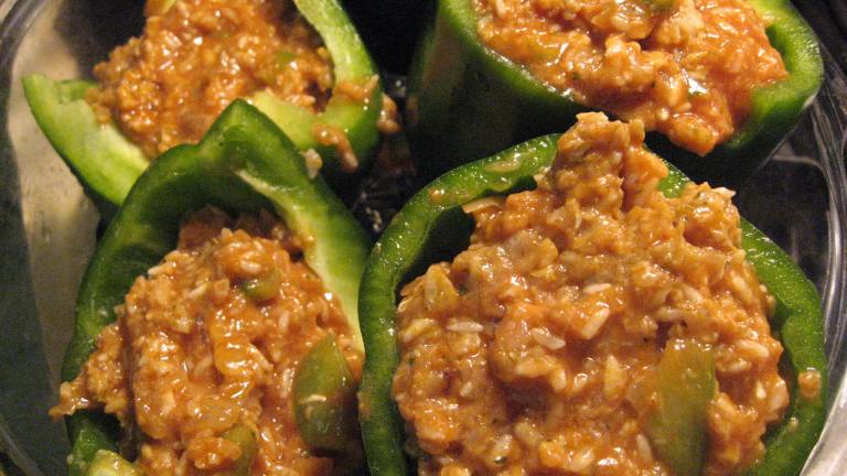 Spicy Stuffed Bell Peppers Created by scancan