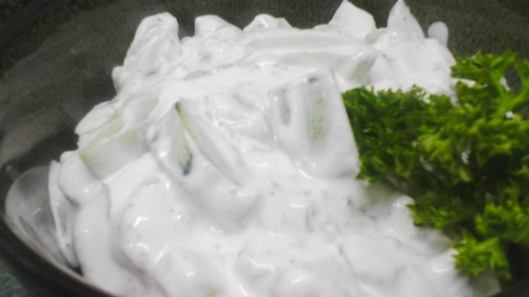 Cucumbers in Sour Cream  (Low Fat or Non Fat) created by 2Bleu
