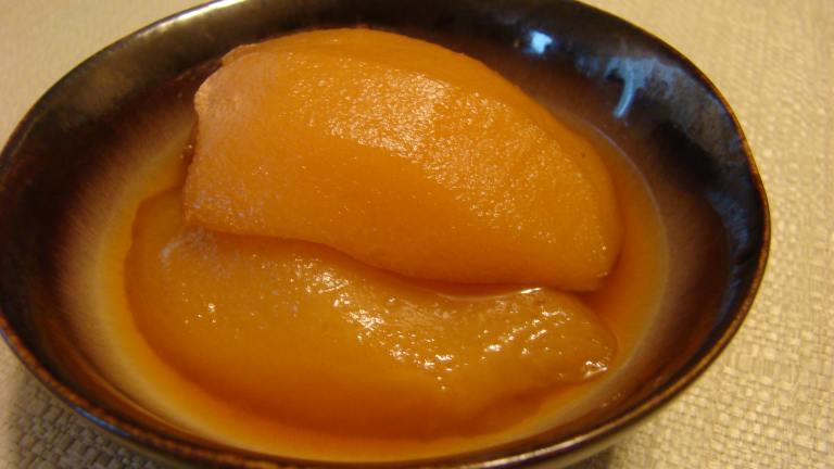 Tea Poached Asian Pears Created by pattikay in L.A.