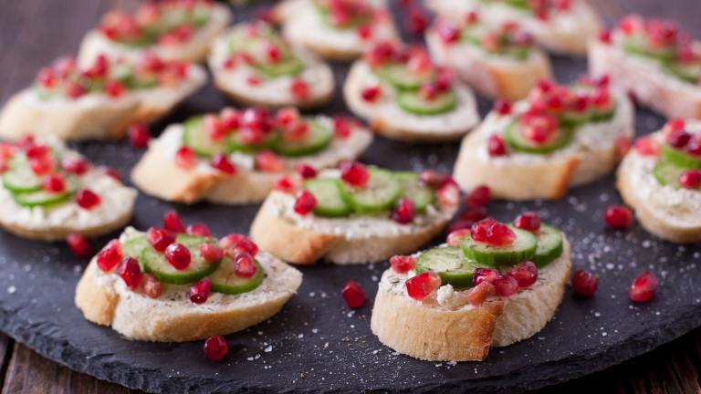 Cucumber, Pomegranate and Goat Cheese Appetizers Recipe - Food.com