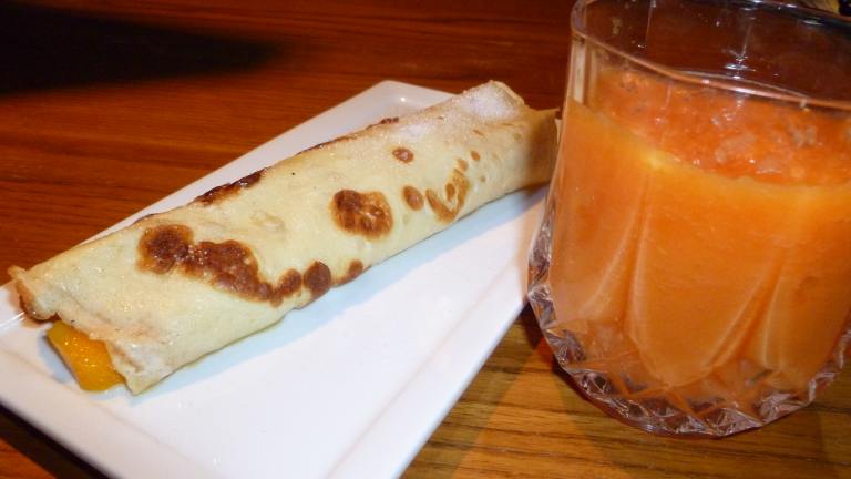 Rum Marinated Mango Crepes created by Ambervim