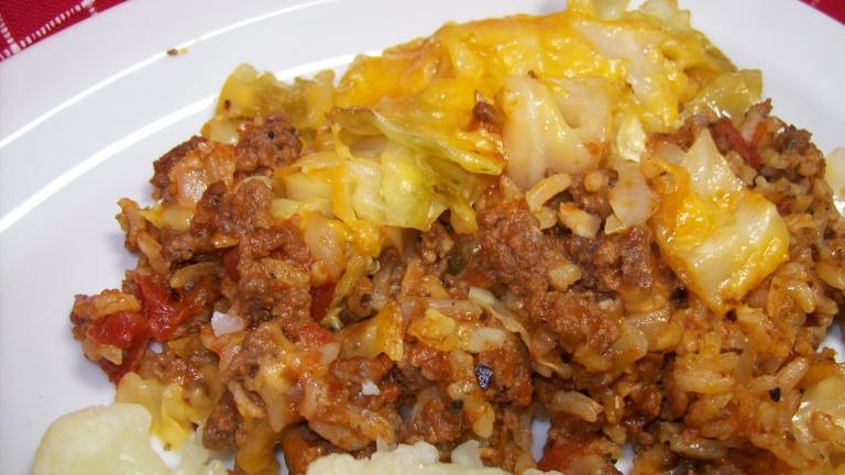 Cajun Cabbage and Beef created by Chef shapeweaver