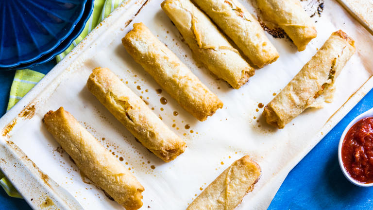 On-The-Go Breakfast Egg Rolls Created by alenafoodphoto