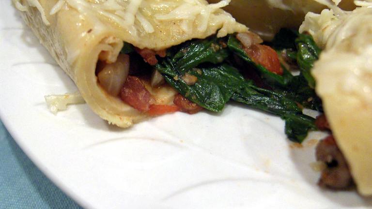 Spinach & Asiago Crepes Created by Derf2440