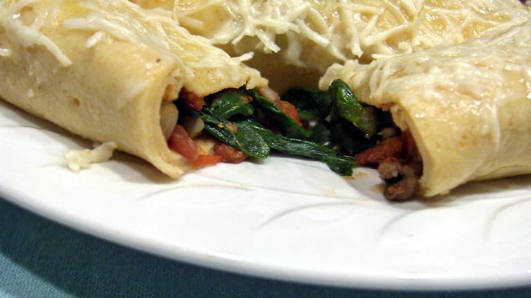 Spinach & Asiago Crepes Created by Derf2440