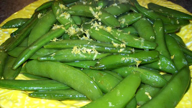 Sugar Snap Peas With Lemon Butter created by Elly in Canada