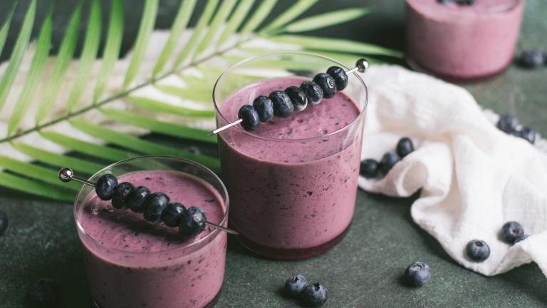 Blueberry and Green Tea Smoothie Created by A Marsteller