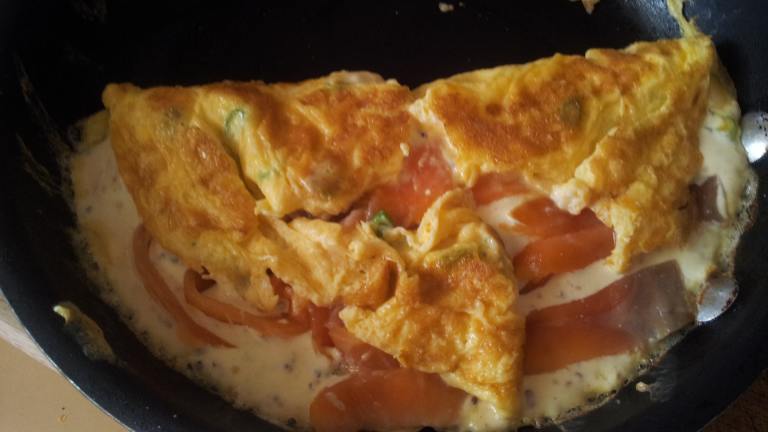 Smoked Salmon Omelet With Herbs created by ImPat