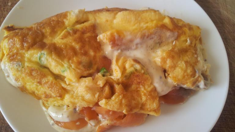 Smoked Salmon Omelet With Herbs Created by ImPat