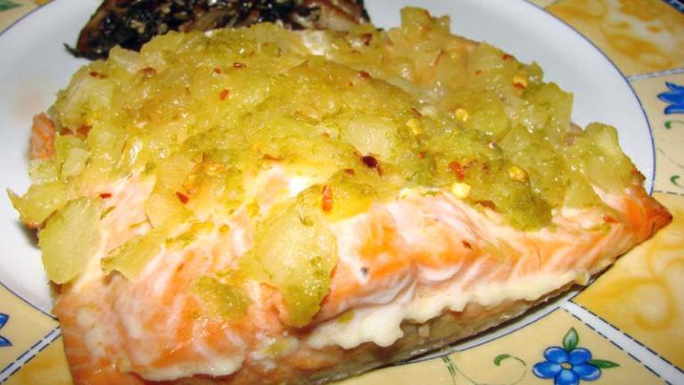 Pineapple Crusted Salmon Created by Boomette