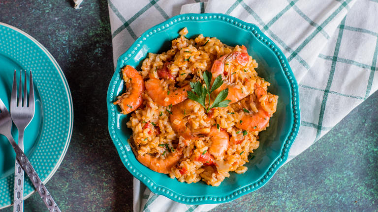 Risotto Coi Frutti Di Mare (Risotto With Seafood) Created by limeandspoontt