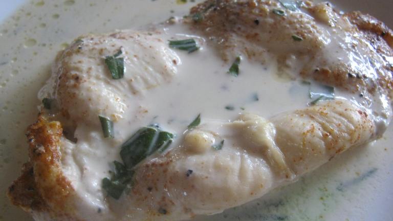 Sauteed Chicken in Mustard-Cream Sauce Created by mary winecoff