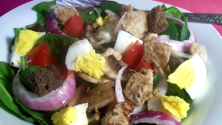 Italian Spinach Salad - Toh Created by Sharon123
