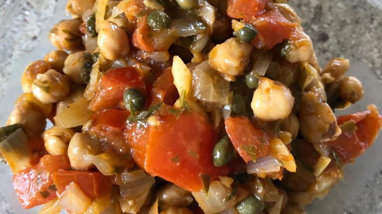 Spanish Garbanzo Beans and Tomatoes Created by rinamkim