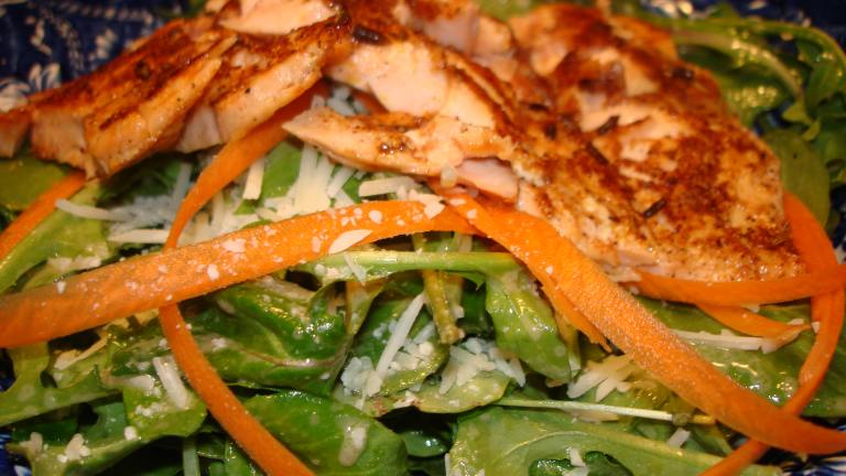 Salmon and Arugula Salad With Dijon Vinaigrette Created by Vicki in CT