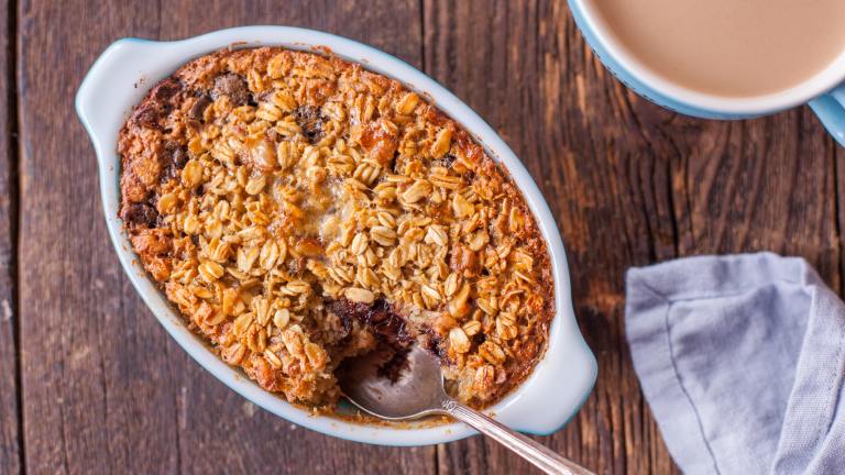 Chocolate Chip Cookie Baked Oatmeal created by DianaEatingRichly