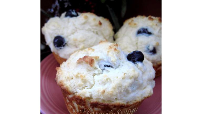 Simply Blueberry & Lemon Muffins Created by Annacia