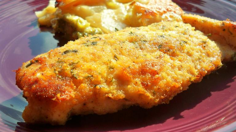 Baked Parmesan Chicken Created by CookingONTheSide 
