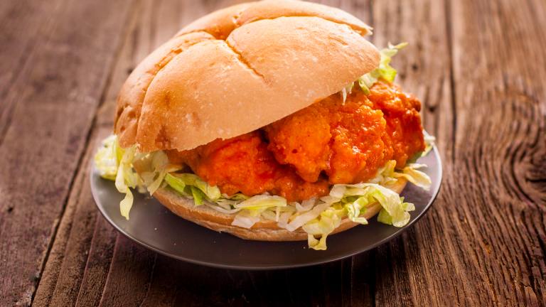 Buffalo Chicken Sandwiches Created by DianaEatingRichly