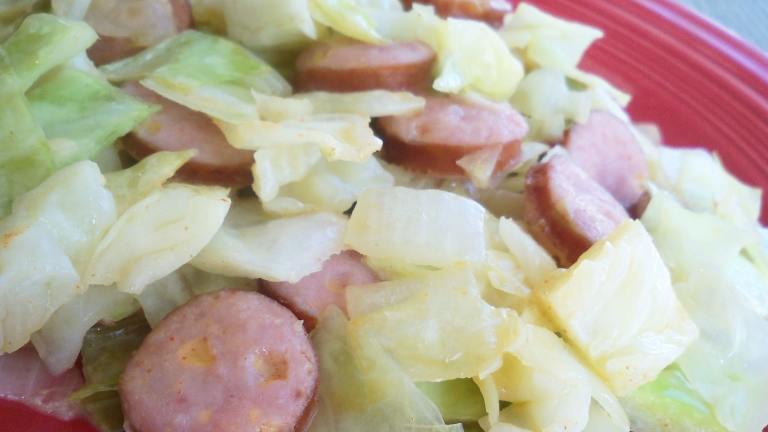 Simple Smoked Sausage & Cabbage Created by Parsley