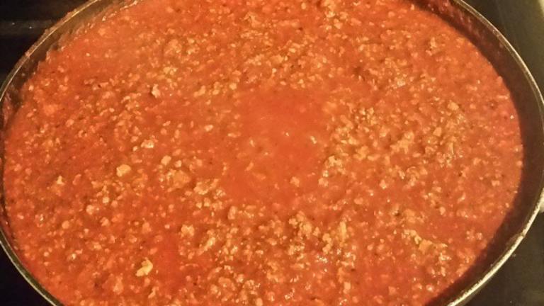 Ground Turkey Spaghetti Sauce created by Rhonda H.