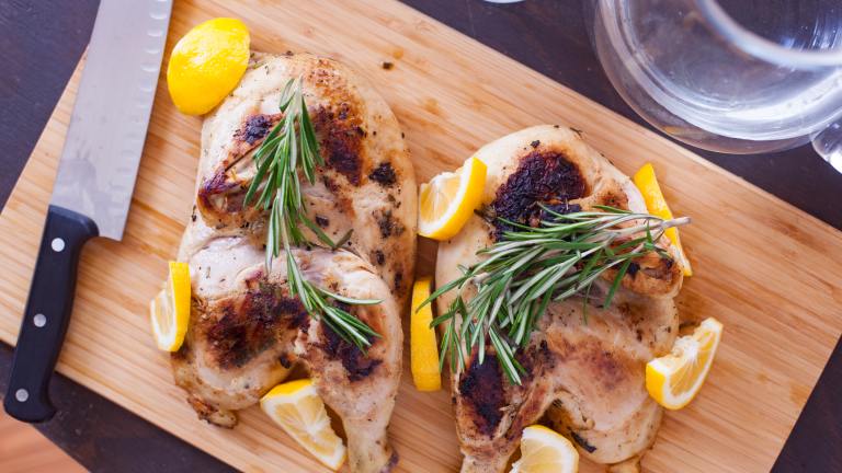 Lemon-Rosemary Grilled Chicken created by DianaEatingRichly