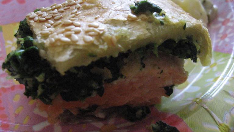 Spinach Salmon Roll Created by scancan