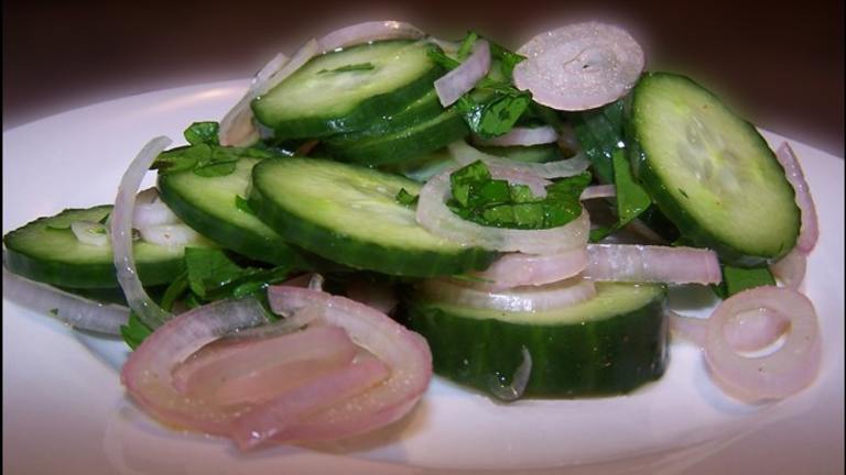 Thai Cucumber Salad Created by Jubes