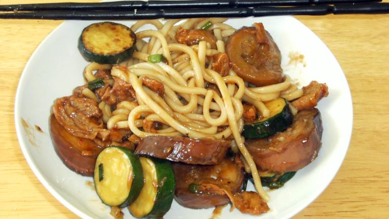 Chinese-Style Mock Duck With Noodles Created by sprout 13