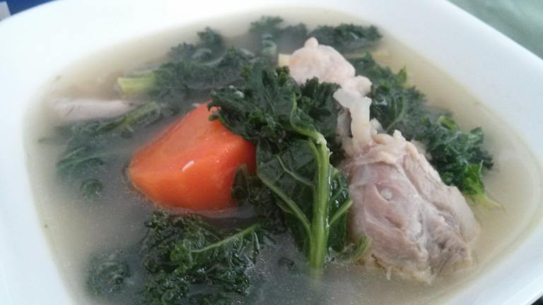 Chicken Kale Soup Created by amyheu
