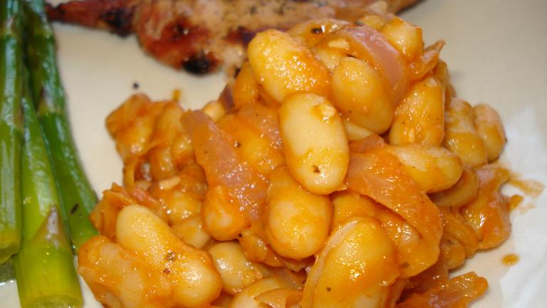 Greek Baked Beans  ( Fasolia) created by C. Taylor