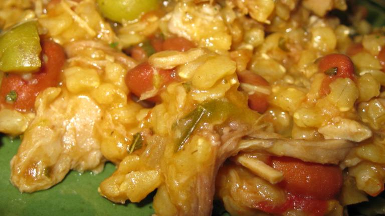 Arroz Con Gandules (Rice and Pigeon Peas) created by threeovens