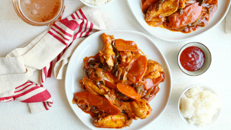 Spicy Korean Chicken Created by Jonathan Melendez 