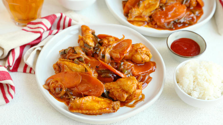 Spicy Korean Chicken Created by Jonathan Melendez 