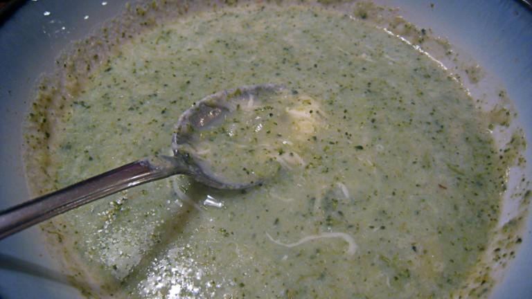 Broccoli-Cauliflower Soup Created by yogiclarebear
