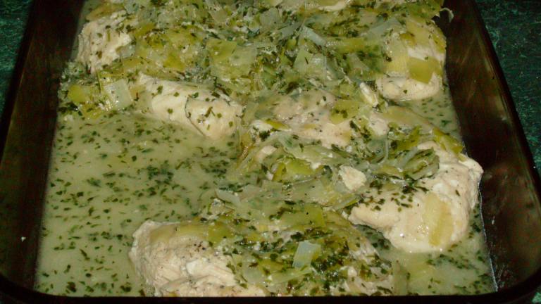 Jerry Traunfeld's Tarragon Chicken Breast With Buttery Leeks Created by WhatamIgonnaeatnext