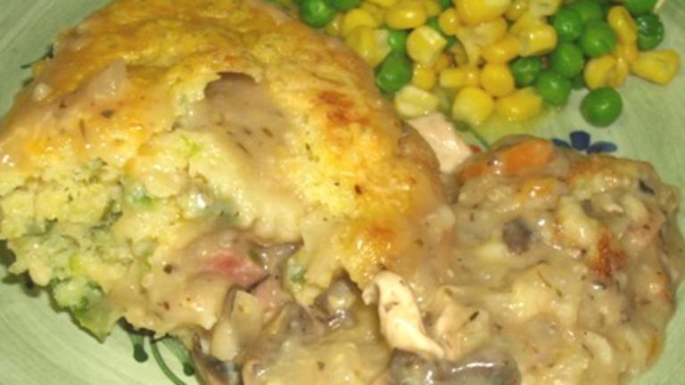 Crusty Chicken Casserole With Cheese Batter created by Karen Elizabeth