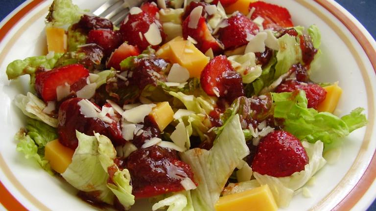 Green Salad With Strawberry Balsamic Vinaigrette created by NoraMarie