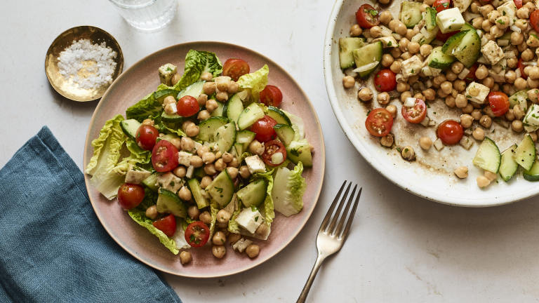 Mediterranean Chickpea Salad Created by Andrew Purcell