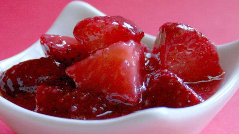 Macerated Strawberries Created by Cookin-jo